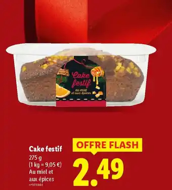 Lidl Cake festif offre