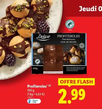 Lidl DELUXE Profiteroles offre