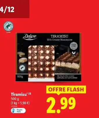 Lidl DELUXE Tiramisu offre