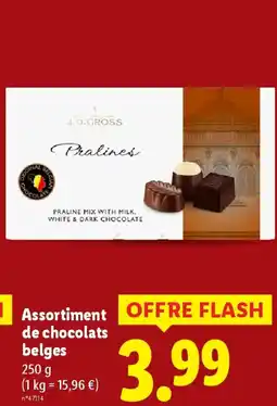 Lidl DELUXE Assortiment de chocolats belges offre