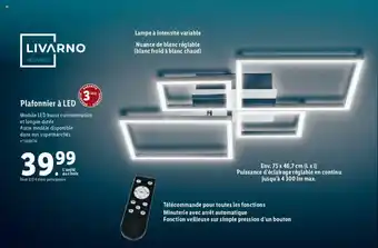 Lidl Platfonnier à LED offre