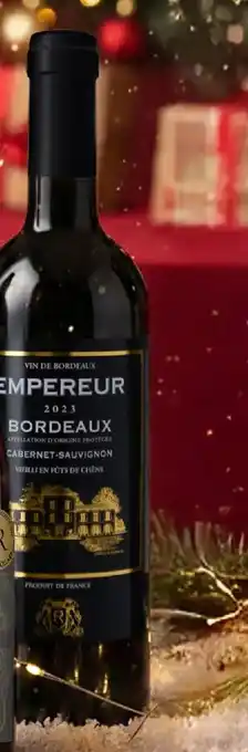 Lidl Bordeaux Cabernet Sauvignon Empereur Vieilli en fûts de chêne 2023 AOP offre