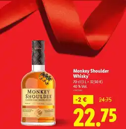 Lidl MONKEY SHOULDER Whisky offre