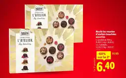 Lidl NESTLE les recettes d'ateliers bouchées assorties offre
