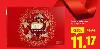 Lidl NESTLE la boîte rouge offre