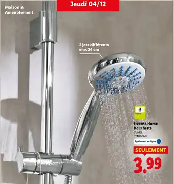 Lidl Livarno Home Douchette offre