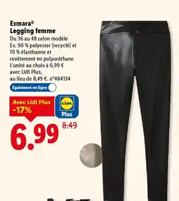 Lidl ESMARA Legging femme offre