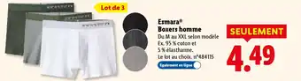 Lidl ESMARA Boxers homme offre