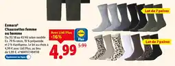 Lidl ESMARA Chaussettes femme ou homme offre
