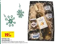 Intermarché Jean brunet coffret vin offre