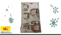 Intermarché Enfants des volcans corbeille festive offre