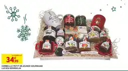 Intermarché Lucien georgelin corbeille petit déjeuner gourmand offre