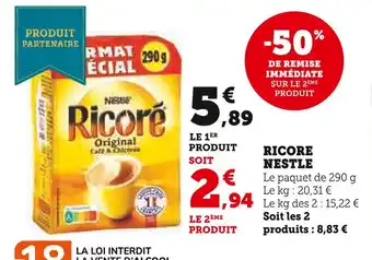 U Express Nestlé ricoré offre