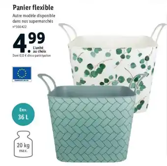 Panier flexible