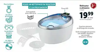 Lidl Nettoyeur à ultrasons offre