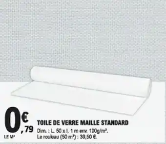 E.Leclerc Brico Toile de verre maille standard offre