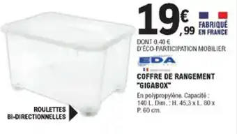 Coffre de rangement