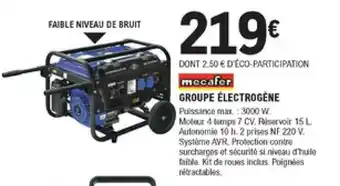 E.Leclerc Brico Groupe électrogène offre