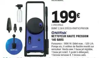 E.Leclerc Brico Nettoyeur haute pression 140 bars offre