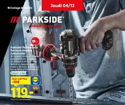 Lidl PARKSIDE Performance Perceuse-visseuse à percussion offre