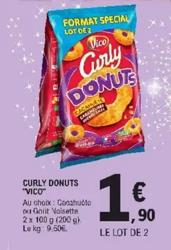 E.Leclerc Curly donuts "vico" offre
