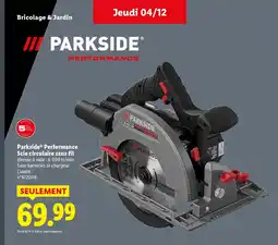 Lidl PARKSIDE Performance Scie circulaire sans fil Vi offre