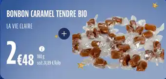 La Vie Claire Bonbon caramel tendre bio offre