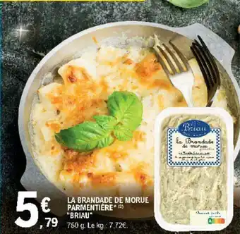 E.Leclerc La brandade de morue parmentière offre