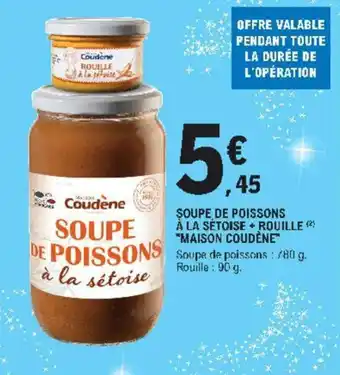 Soupe de poissons à la sétoise + rouille