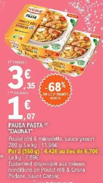 E.Leclerc Pausa pasta offre