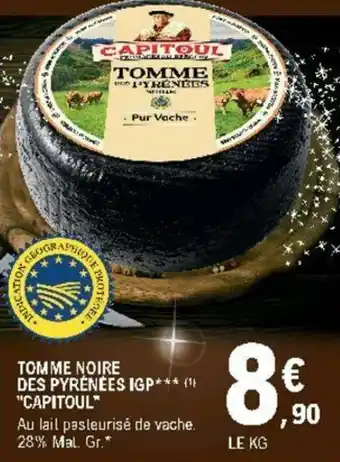 E.Leclerc Tomme noire des pyrénées IGP offre