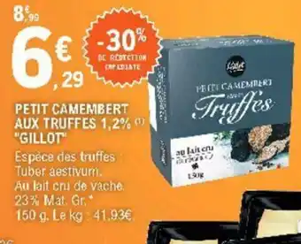 E.Leclerc Petit camembert aux truffes offre