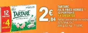 E.Leclerc Tartare ail & fines herbes offre