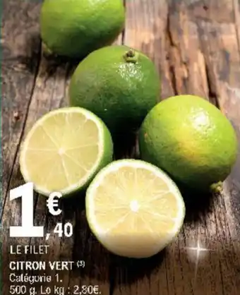 E.Leclerc Citron vert offre