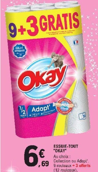 E.Leclerc Essuie-tout "okay" offre