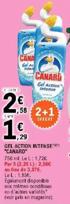 E.Leclerc Gel action intense "canard" offre