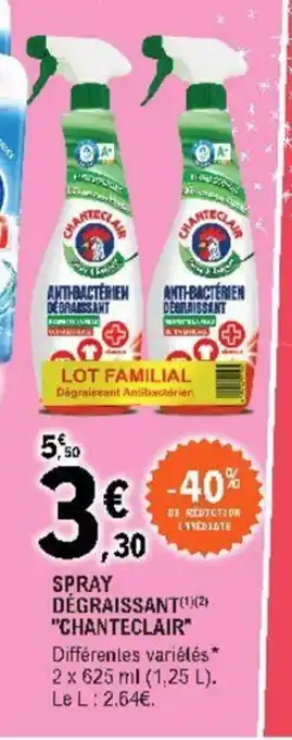 E.Leclerc Spray dégraissant offre