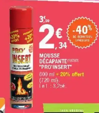 E.Leclerc Mousse décapante offre