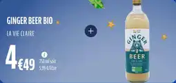 La Vie Claire Ginger beer bio offre