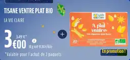 La Vie Claire Tisane ventre plat bio offre