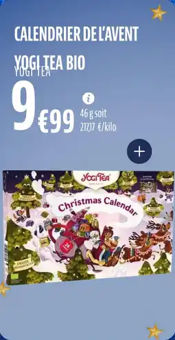 La Vie Claire Calendrier de l'avent yogi tea bio offre