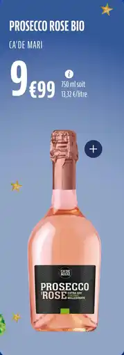 La Vie Claire Prosecco rose bio offre