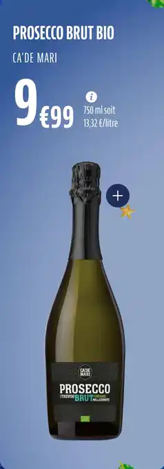 La Vie Claire Prosecco brut bio offre