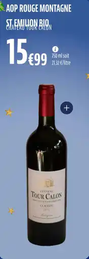 La Vie Claire Aop rouge montagne st emilion bio offre