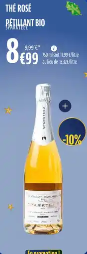 La Vie Claire Thé rosé pétillant bio offre