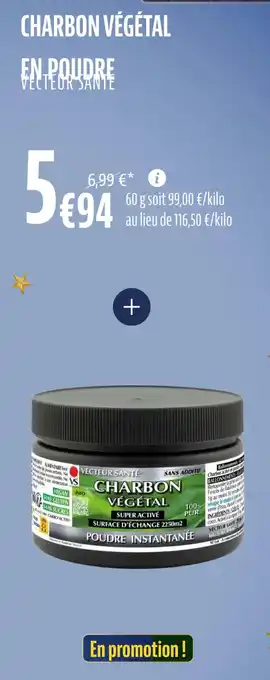 La Vie Claire Charbon végétal en poudre offre