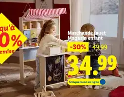 Lidl Marchande jouet Magasin enfant offre