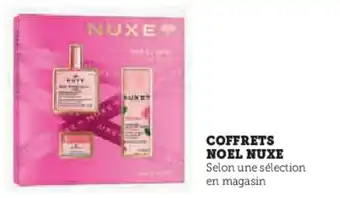 Super U Coffrets noel nuxe offre
