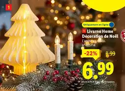 Lidl Livarno Home Décoration de Noël offre