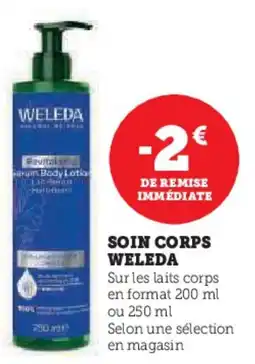 Super U Soin corps weleda offre